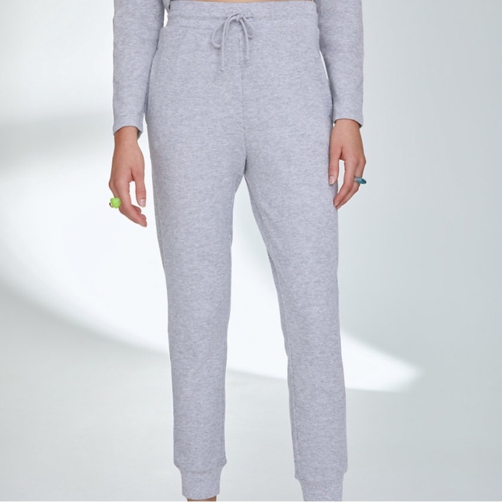 Sunday Best Gray Waffle Joggers